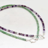 Ketting edelsteen lock