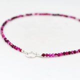 Ketting edelsteen lock