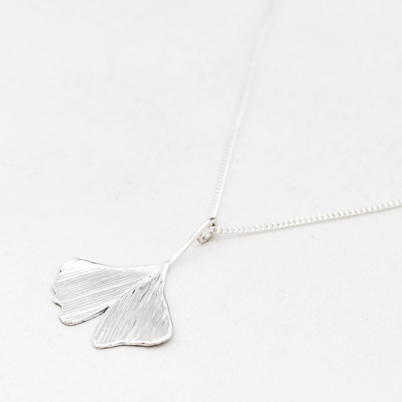 Ginkgo blad ketting hanger