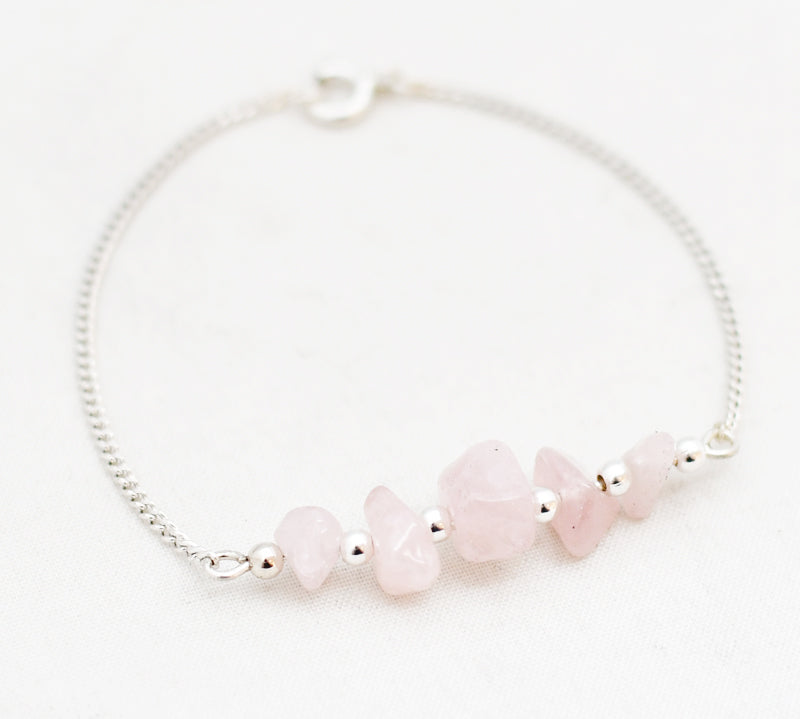 Armband edelsteen split bar