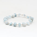 Armband edelsteen split kralen