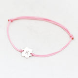 Armband bloem letter nylon