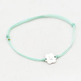 Armband bloem letter nylon