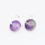 Oorbellen creolen edelsteen donut