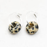 Oorbellen creolen edelsteen donut