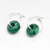 Oorbellen creolen edelsteen donut