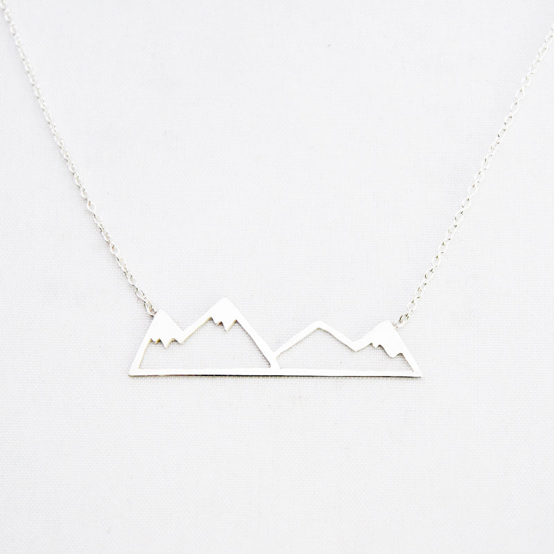 zilveren ketting gebergte