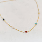 Ketting edelsteen balletjes