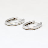 Oorbellen klap creolen ovaal