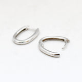 Oorbellen klap creolen ovaal