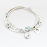 Armband kralen buis edelsteen