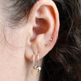 Oorbellen creolen bal bedel