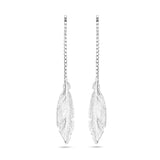 Oorbellen ketting veer