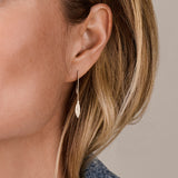 Oorbellen ketting veer