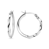 Oorbellen creolen twist