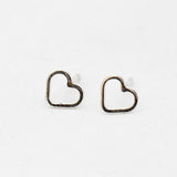 Oorbellen hart studs