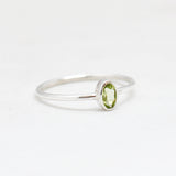 Ring edelsteen ovaal mini