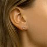 Oorbellen cirkel balletjes