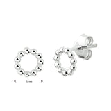 Oorbellen cirkel balletjes