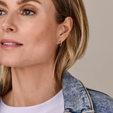 Oorbellen klap creolen gedraaid