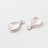 Oorbellen druppel edelsteen lang