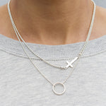 Ketting cirkel - ketting - Zilver & Zoet