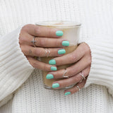 Ring knokkel V - Ringen - Zilver & Zoet