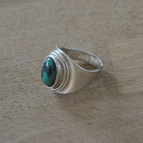 Ring Turkoois - Ringen - Zilver & Zoet