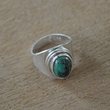 Ring Turkoois - Ringen - Zilver & Zoet