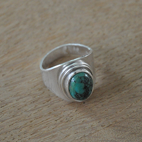 Ring Turkoois - Ringen - Zilver & Zoet