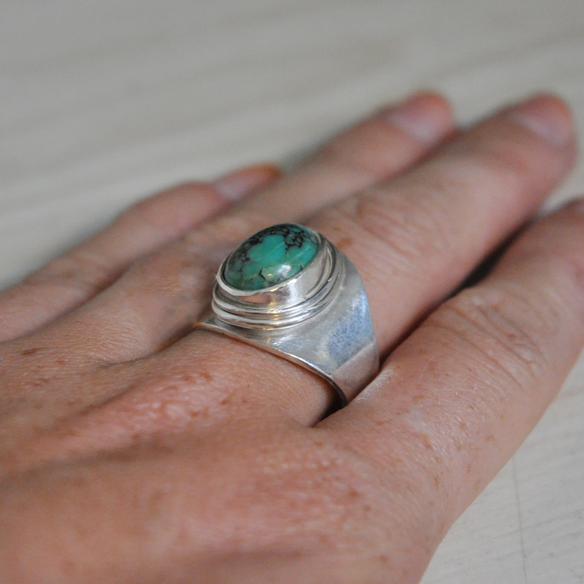 Ring Turkoois - Ringen - Zilver & Zoet