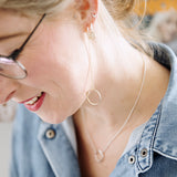 Oorbellen cirkel lang