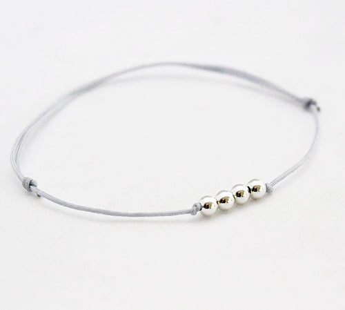 Armband balletjes nylon