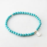 Armband turquoise 4 mm