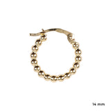 Oorbellen creolen balletjes