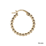 Oorbellen creolen balletjes