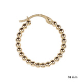 Oorbellen creolen balletjes