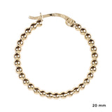 Oorbellen creolen balletjes