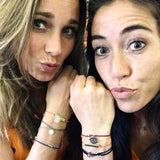 Armband tekst rondje nylon