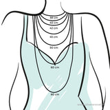 Ketting letter bedel X 4 letters