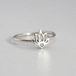 Ring Lotus - Ringen - Zilver & Zoet