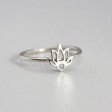 Ring Lotus - Ringen - Zilver & Zoet