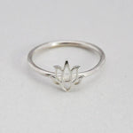 Ring Lotus - Ringen - Zilver & Zoet