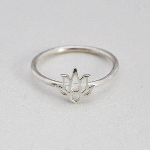 Ring Lotus - Ringen - Zilver & Zoet