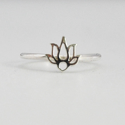 Ring Lotus - Ringen - Zilver & Zoet