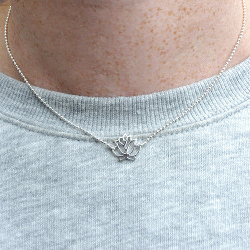 Ketting Lotus - ketting - Zilver & Zoet