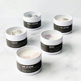 Rockstyle edelsteen geurkaars dalmatiër jaspis