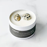 Rockstyle edelsteen geurkaars dalmatiër jaspis