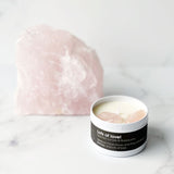 Rockstyle edelsteen geurkaars rozenkwarts