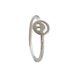 Ring Smiley - Ringen - Zilver & Zoet